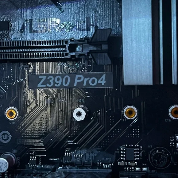 i7 9700K + ASRock z390 Pro4 Motherboard + Ripjaws G-Skill 16gb ram